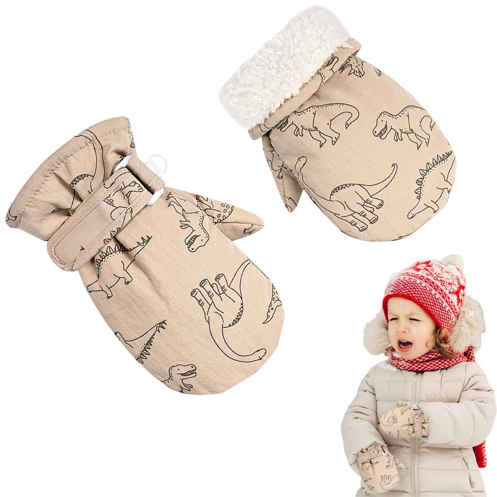 Umeloeo Ski and Stylish Dinosaur Ski and Snow Baby Winter Perfect for Commuting To Playing In the and Outdoor for Boys and Girls Size Ages Kids'