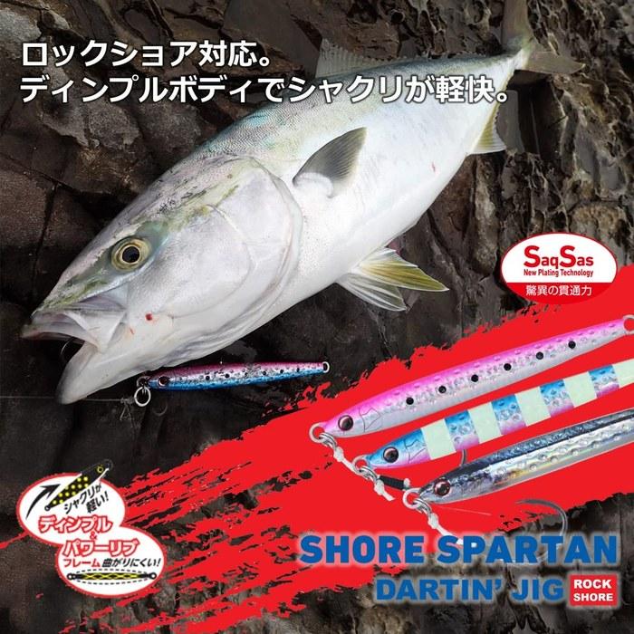 Daiwa Metal Jig Shore Spartan Dirty Jig 90g Blue Pink Zebra Lure