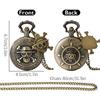Pffee Vintage Steampunk Skeleton Pocket Watch Skull Man Clock Reloj Antique Quartz Timepiece Anime Gift for Children