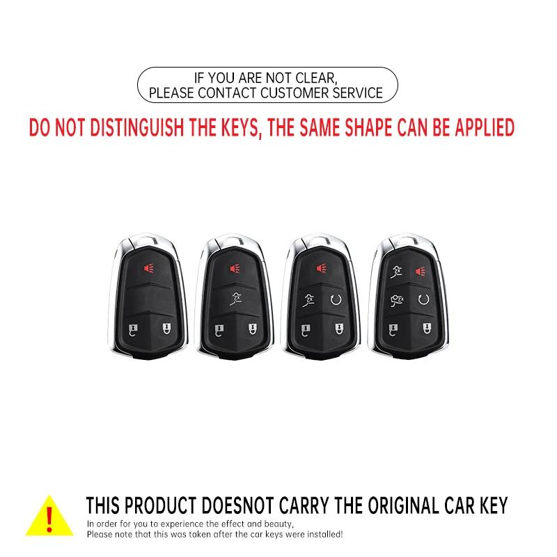 Styling Mouldings Alloy Car Remote Key Case Cover Protect Shell Bag For Cadillac ATS XTS XT5 XT4 CT6 XT6 CTS DTS ESV STS ELR Esc