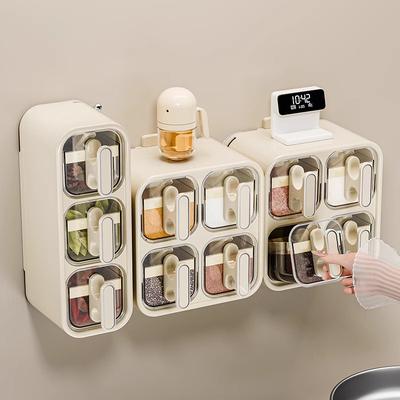 Kuchyňská kořenka s přísavkou, bez vrtání, nástěnná, úložná, kořenka, domácí kuchyňské potřeby