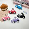 Vintage Creative Car Keyring Accessories Key Chains Alloy PU Material Creative Keychain Ornaments Cartoon Schoolbag Bag Pendant