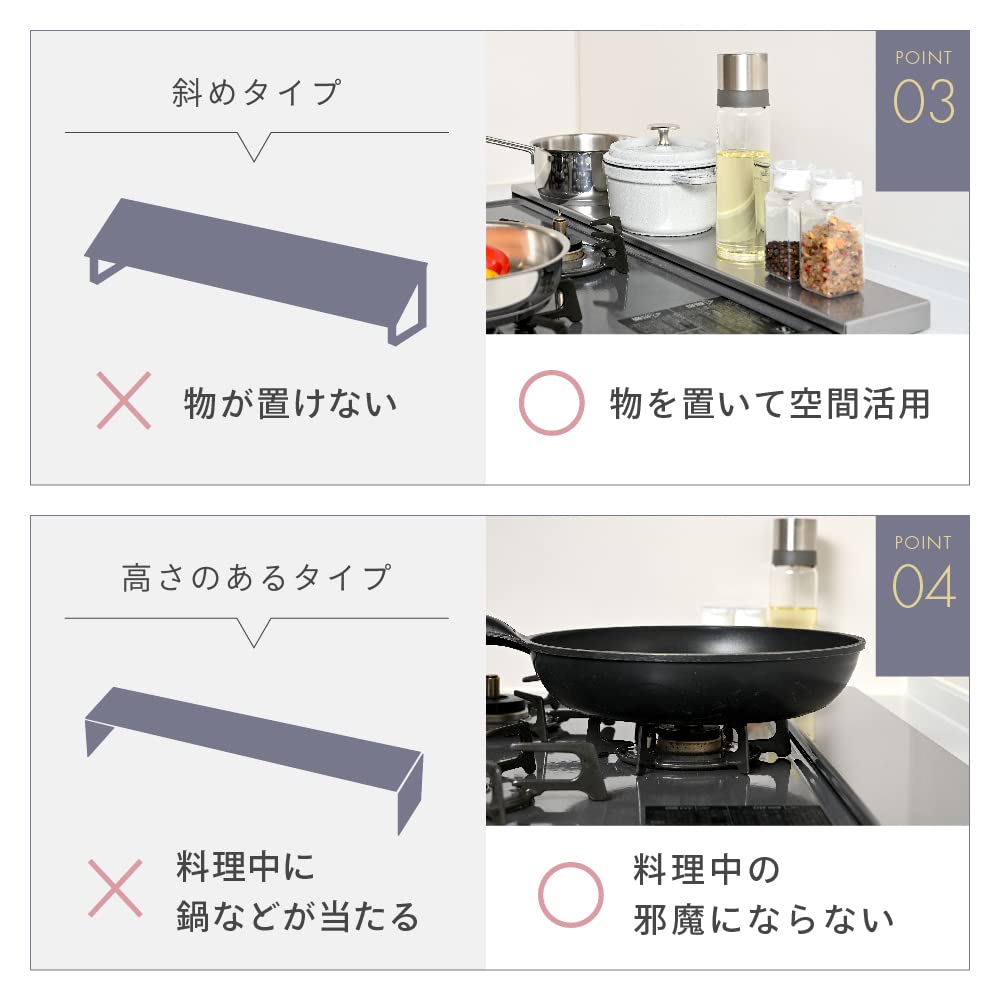 CICADA Smart Flat Stovetop Exhaust Vent Cover, Slim, for Tsubame-Sanjo (75cm, Silver (Stainless Steel))