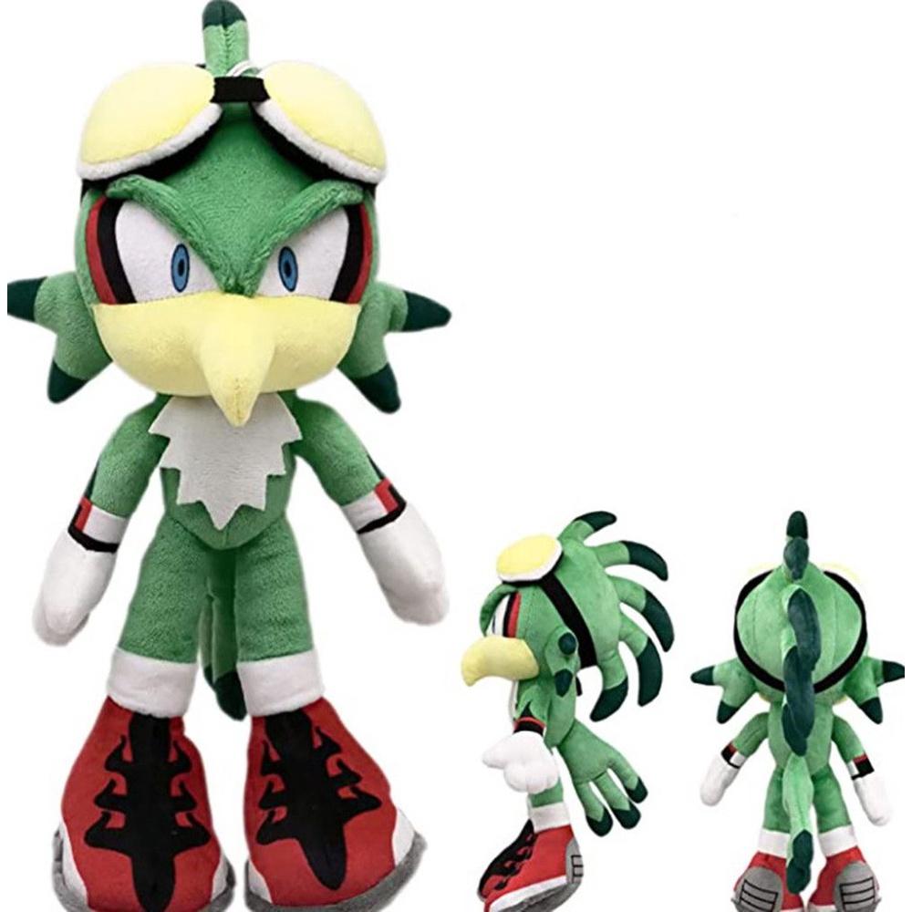 Sonic Jet Jastřáb Zelený Ježek Plyšové Panenky 30cm Kawaii Měkká Hračka Pro Dětské Dárky