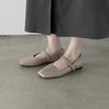 Moda 2025 Damskie Nowe Buty Jednoobcasowe Wiosna Jesień Kobiety Moda Kwadratowy Nosek Baleriny Mary Jane Płytkie Buty Miękkie Casualowe Obuwie Baletowe