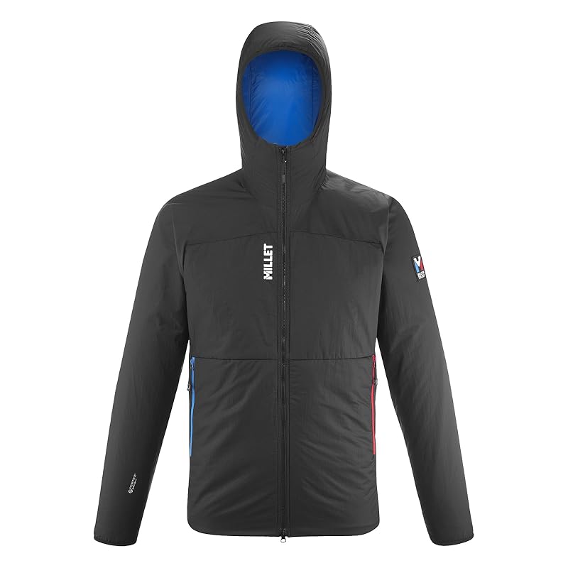 

[Millet] sports jacket trilogy icon light gold hoodie MIV10267 men s Black-Noir (NEW LOGO) M