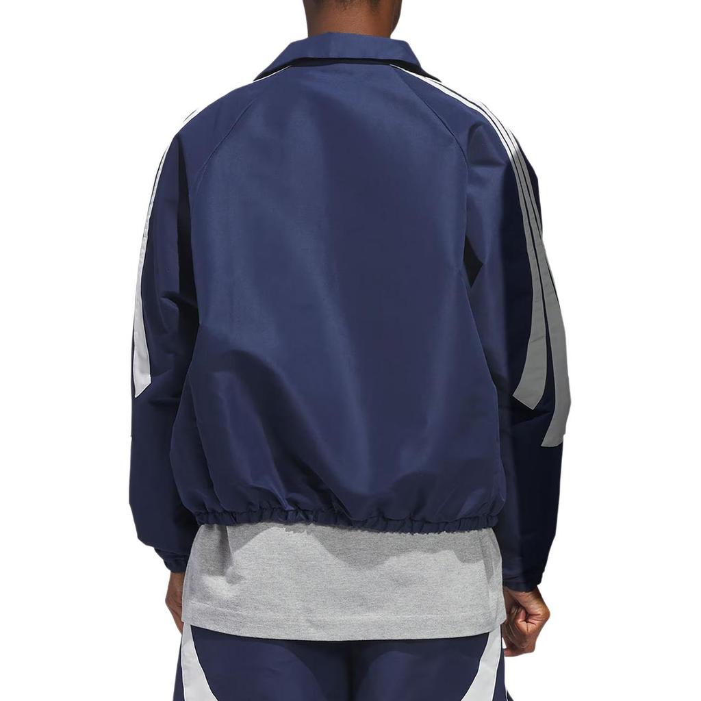 Adidas Basketball Woven Track Top Loose Fit Zip Long Sleeve Jacket Unisex Tops KB7531