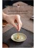 Song Qing Minimalist Ceramic Stick Incense Holder – Chinese Style High-End Creative Desktop Ornament