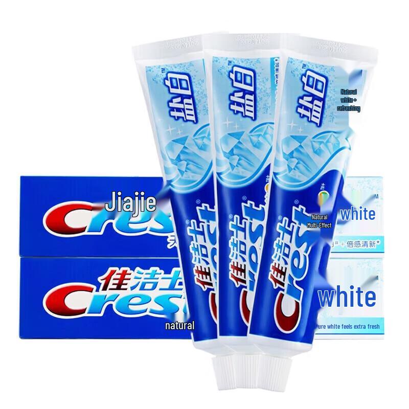 Crest Salt White Multi-Care Toothpaste 90g x 6-Pack