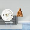 Modern Decorative Wall Clock with Sacred Heart of Jesus Figurine Quiet No Ticking Large Numerals for