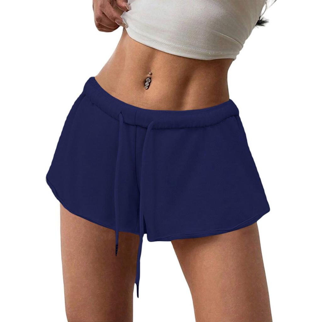Women's Fashion Summer Color Hot Pants Sports And Leisure Low Waist Spicy Girl Shorts