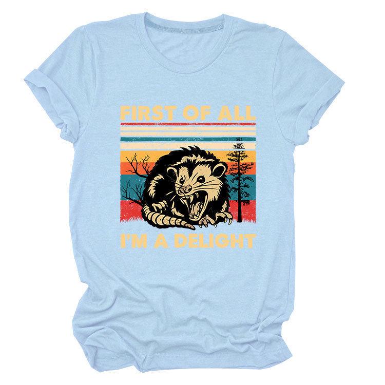 Unisex Summer Delight Round Neck T-Shirt