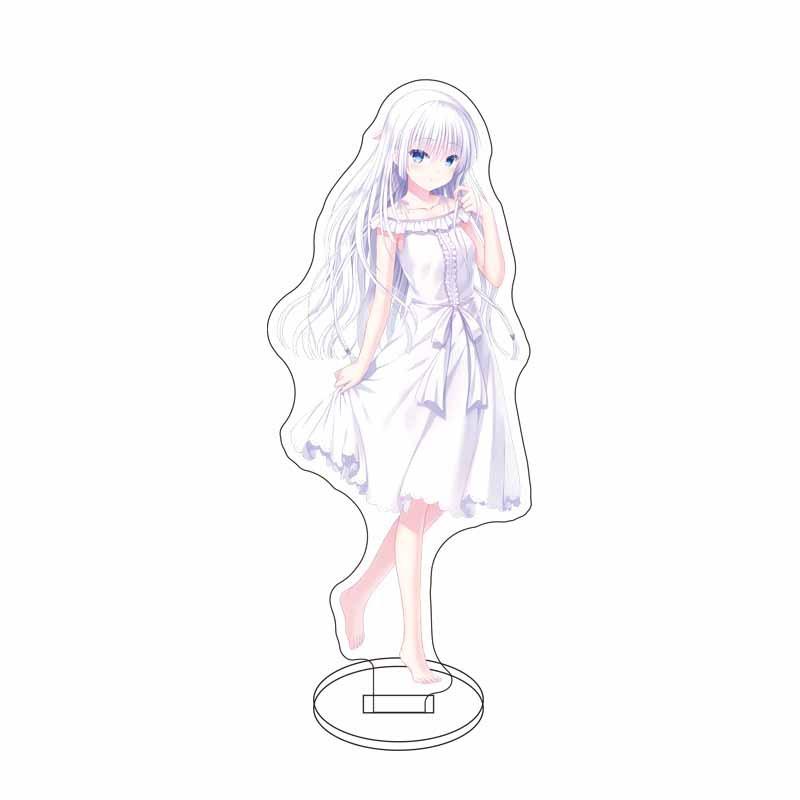Summer Pockets Japanese Anime Peripherals Naruse Shiroha/Sorakado Ao Acrylic Stand Collectible Table Ornaments Creative Gifts