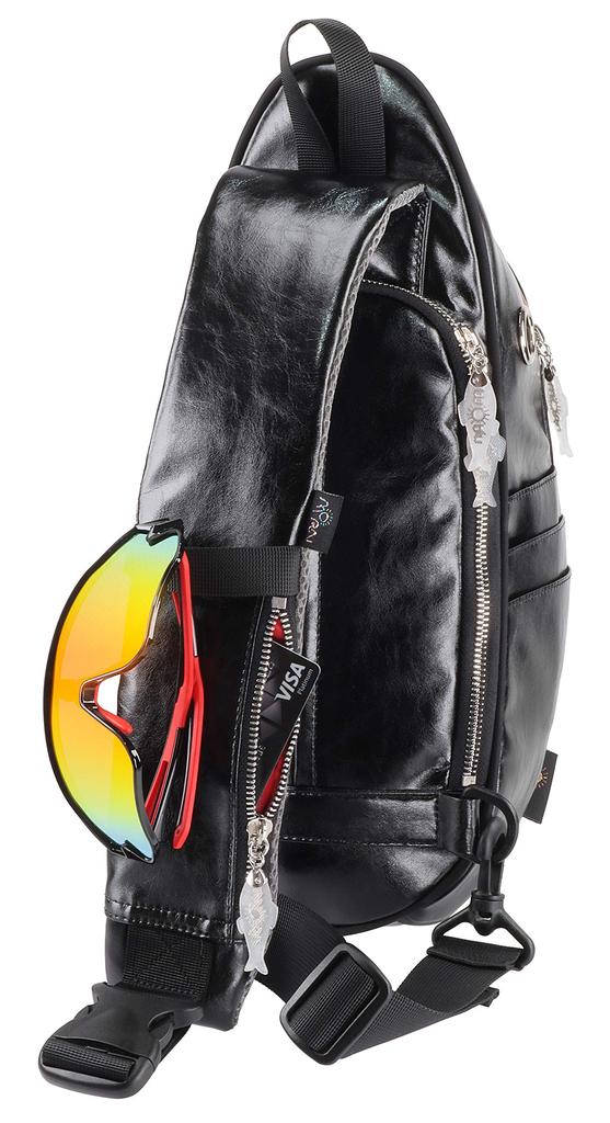 MORN CREATIONS Shark Sling Bag Micro F Black SK-529