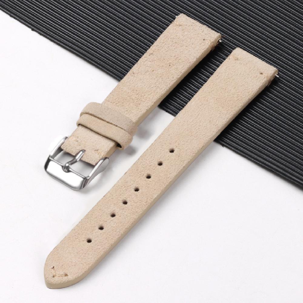 Genuine Suede Leather Watch Strap Quick Release Vintage Watchband 14/16/18mm 20mm 22mm Bracelet for Men Wrist Bands Accessories