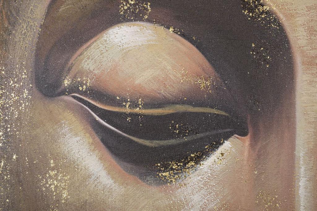 Handmade Wall Painting Buddha -B- Cm 100X3X100