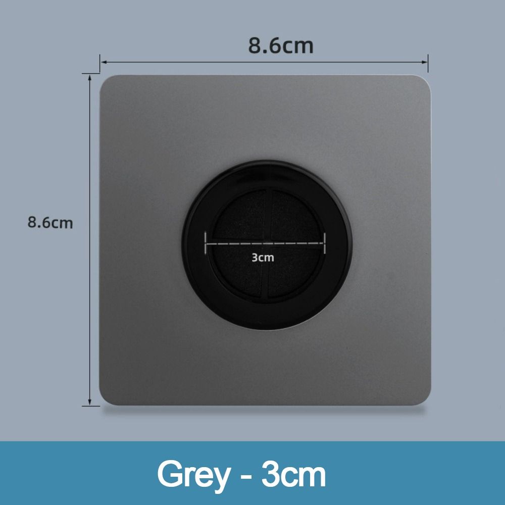 86Type Cable Socket Panel With Outlet Hole Decorative Cover Cable Organizer Storage  Office