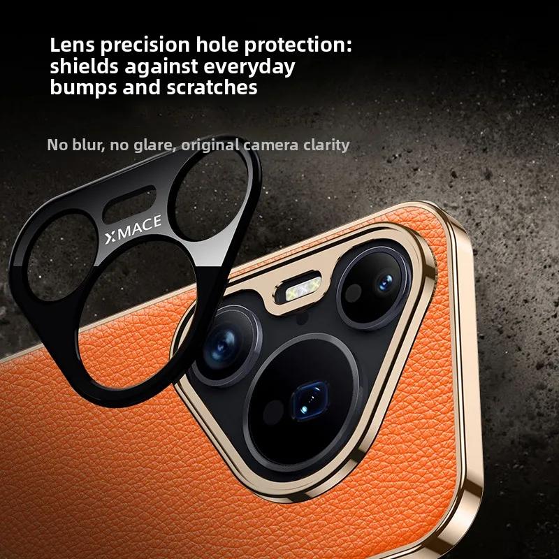 Case For Huawei Pura 90 80 Pro Max 80 Ultra Skin-Friendly Electroplated PU Leather Cover For Huawei Pura 90 Pro Shockproof Funda