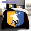 Biancheria da letto con motivo Mansfield Town FC Decorazione per la casa Regalo di compleanno (1 * copripiumino + 2 * federa, senza nucleo)