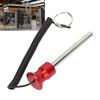Gym Weight Stack Pin with Lanyard Enhanced Security Selector Lock Pin Gym Accessory for Workout Fitness Exercise Red 8mm 80mm