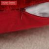 1PC Nuan Series 45x45cm Simple Solid Color Pillowcase Butterfly Knot Plush Soft Cushion Cover for Sofa Living Room Bedroom Home Decor