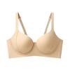 Liquid Foundation, Big Breasts, Small Underwear, Women's Secondary Breasts, Anti-sagging Skin Tone, Invisible and Seamless Breathable Thin Bra