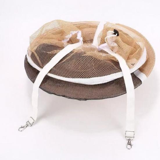 yangyizhi Beekeeping Hat with Veil, Adjustable Straps Wide Brim Full Mesh Visor Protection Bee for Face Neck Protection, Comfortable Fit Supplies