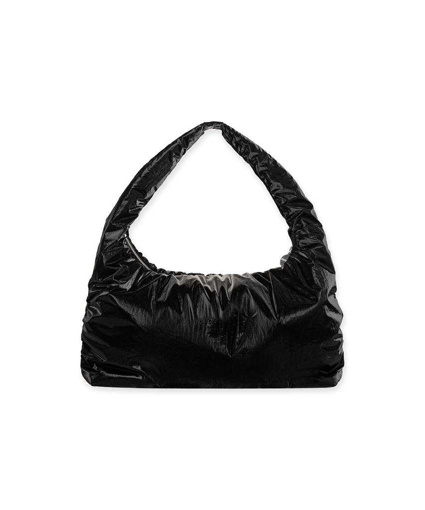 Abeehums Glossy Tote Bag Abh348-703 Black