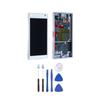 LCD Screen - Original - Sony Xperia Z5 Compact - White - Assembled On Chassis - Replacement