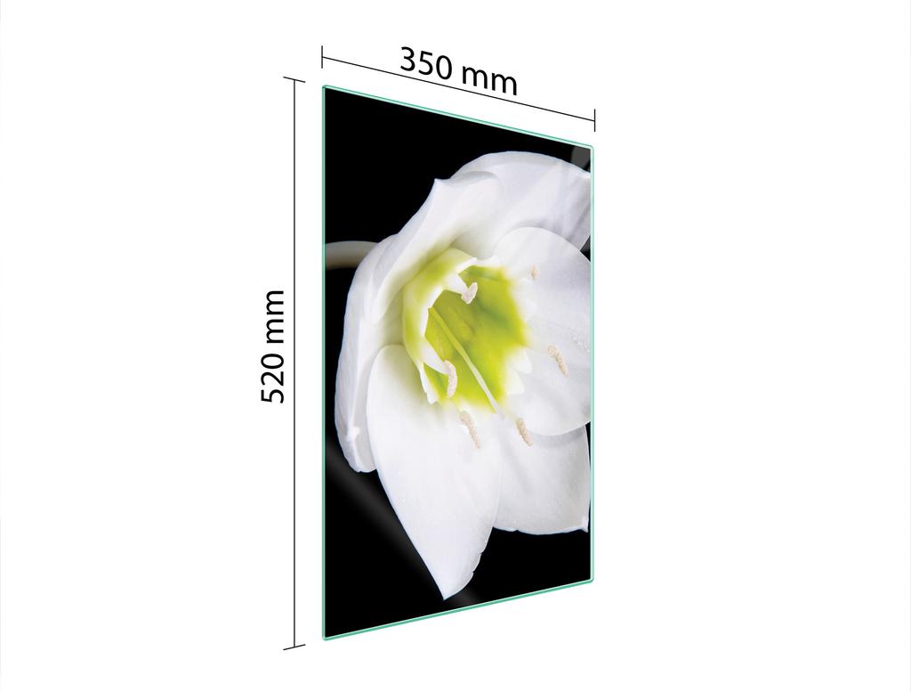 GLAS-SCHNEIDEBRETT 35x52 ORCHIDEE