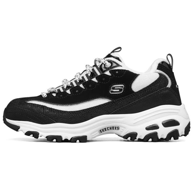 (WMNS) Skechers D lites White/Black Women s 66666078-BKGY EU 35