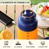 Portable USB Rechargeable Electric Juice Cup, 1300 ML Large Capacity, Multifunctional Fruit Juicer, Mini Blender To Make Milkshakes, Smoothies, Juice