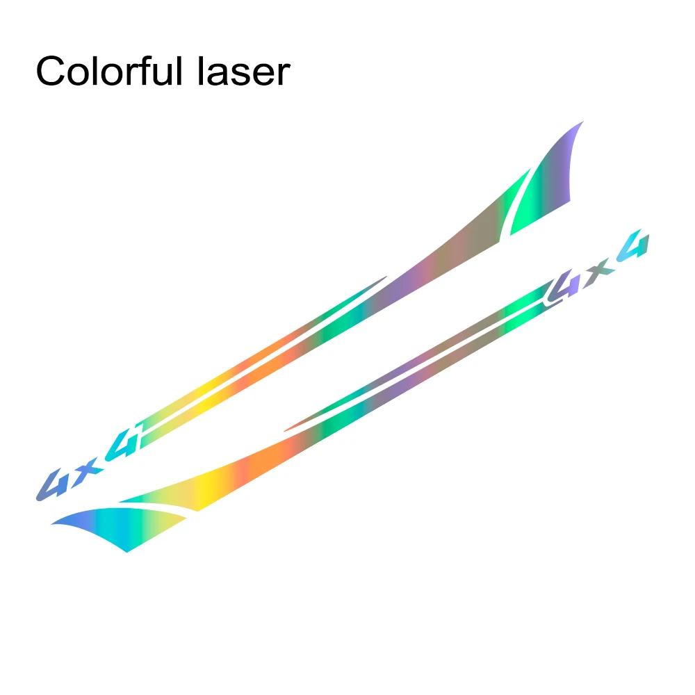 Für Nissan NAVARA NP300 D40 D23 D22 2 Stück Auto Tür Seitenstreifen Aufkleber Pickup 4x4 Grafik Vinyl Aufkleber Dekoration Zubehör