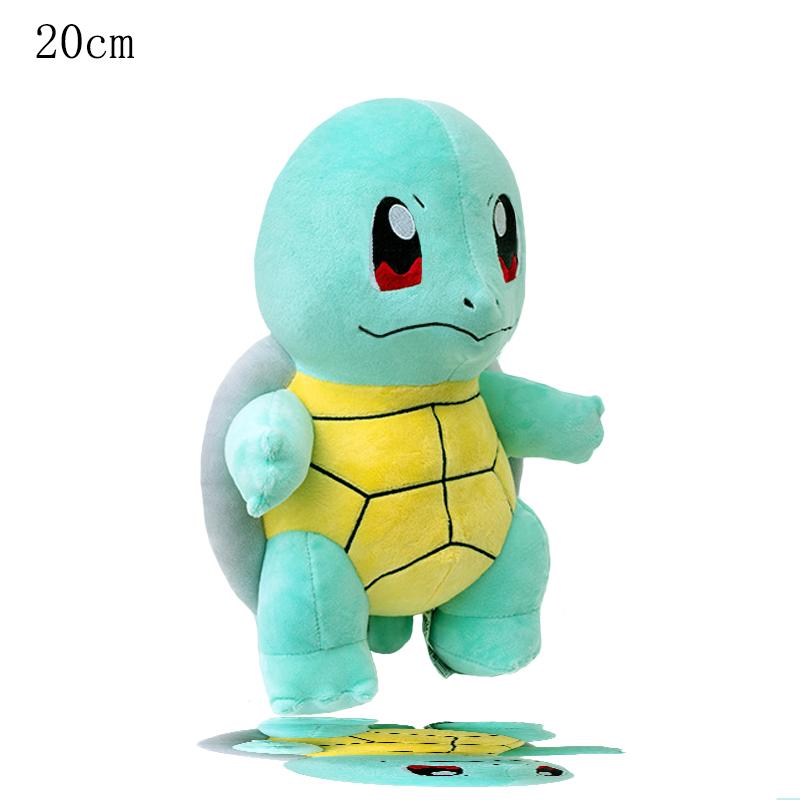 20cm Pokémon Squirtle Marill Pikachu Doll Anime Azumaril Blastoise Poliwag Lapras Spheal Plush Toys Collectible Gifts