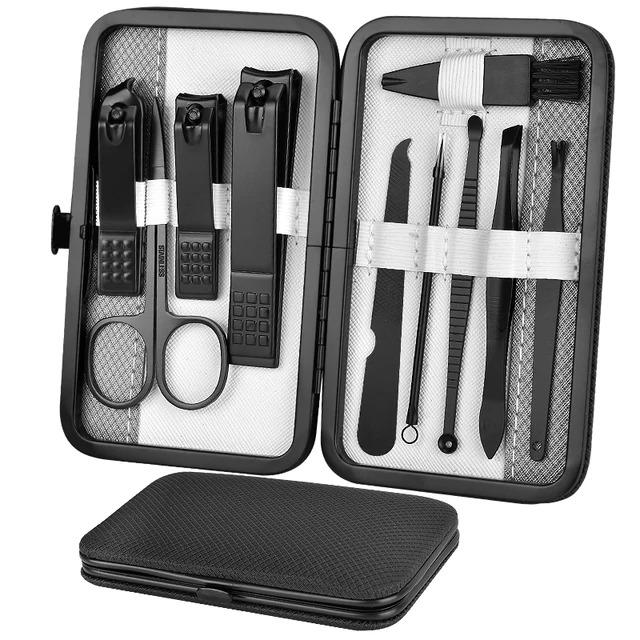 Home Nail Clipper Set of 10/25 Pieces Large Size Dead Skin Pliers Diagonal To Remove Dead Skin Small Eyebrow Clipper Leather Sle