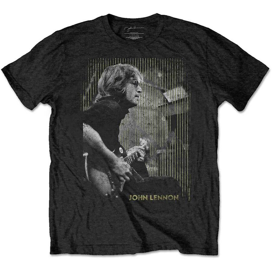 John Lennon - Gibson - Black  T-shirt XS