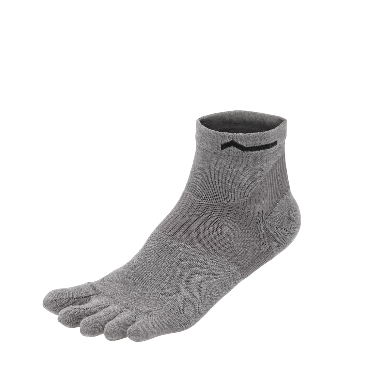 

Носки BMZ Короткие натуральная стопа сделаны унисекс для мужчин и для восстановления и спорта Ashi-Tre [Улучшают функцию] Пятипалые носки, Япония, женщины, серый