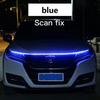 LED Daytime Running Light Scan Starting Car Hood Decorative Lights DRL Auto Engine Hood Guide Decorative Ambient Lamp 12V