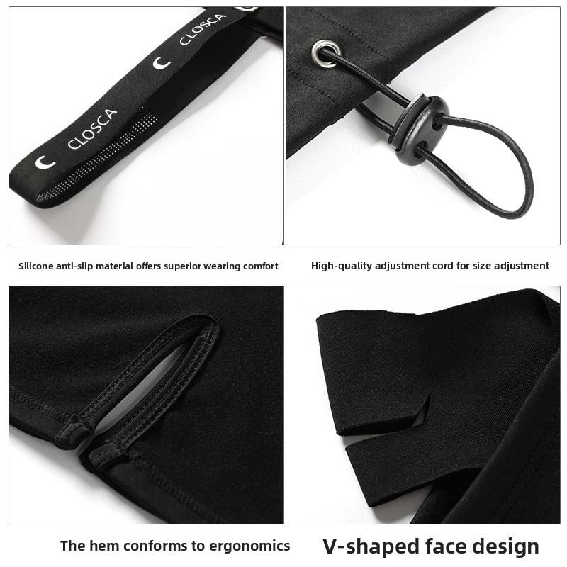Ski Mask, Face Protection, Women's Winter Windproof and Warm, Headband Type Cold Protection, Face Mask, Men's Ski Headgear Equipment
