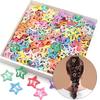 30 Stück/Los Pünktchen Stern Haarspangen Bunt Y2K BB Haarnadeln Metall Druckknopf für Schmuckherstellung Niedliche Spangen Haaraccessoires