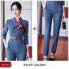 High-End Women's Professional Business Suit Set for Hotel Management, Housekeeping, Receptionist, and Salon Workwear