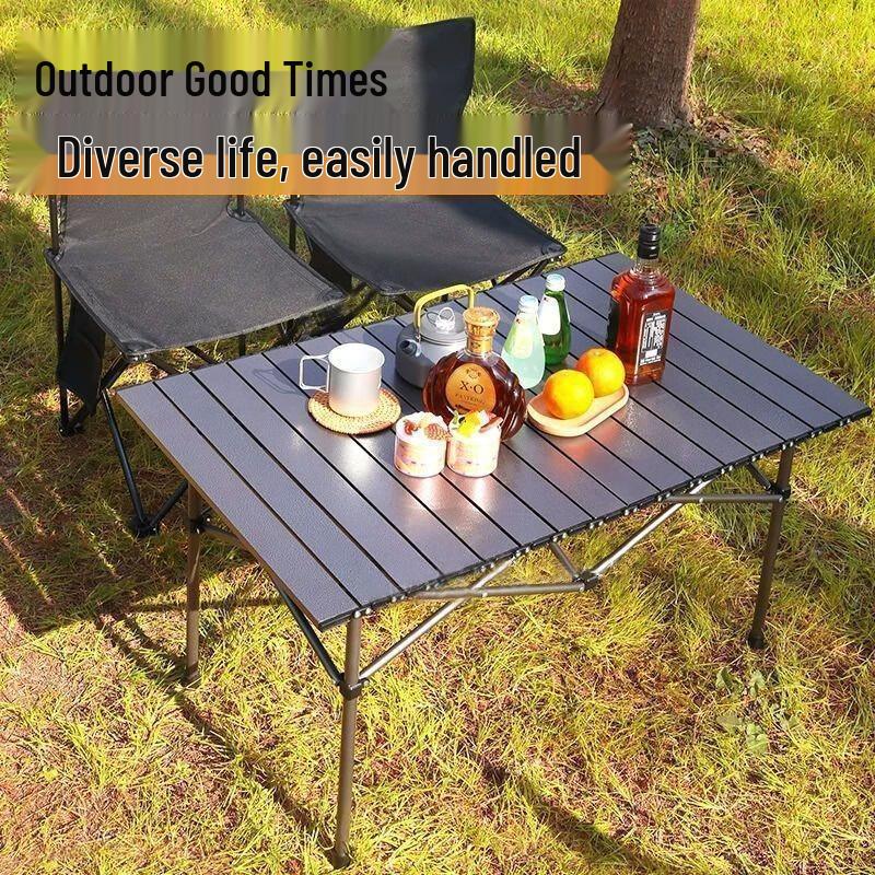 Outdoor Folding Camping Table and Chair Set