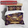 3-teiliges Bettbezug-Set (1 * Bettbezug + 2 * Kissenbezug, ohne Kern), Benutzerdefiniertes Namens-Bettwäsche-Set mit Real Madrid CF-Muster, Geschenk für die Heimschlafzimmer-Dekoration