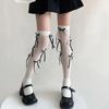 New Kawaii Bowknot Knee High Socks Thigh High Stockings Cute Long Socks Stockings Women Lolita Jk Japanese Style Thigh High Sock