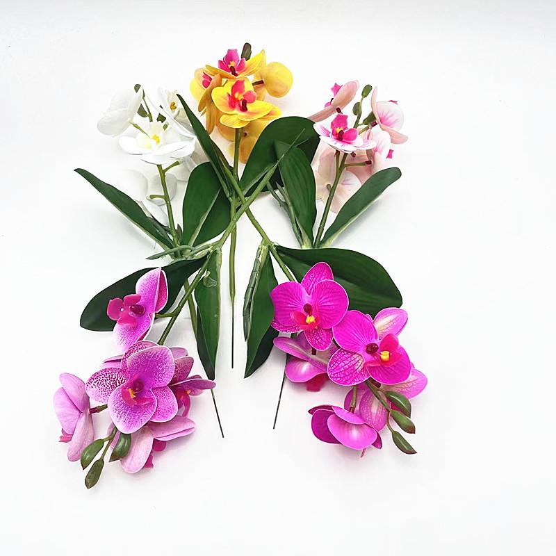 Orchid Artificial Butterfly Flowers Bonsai Home Decor And Photography Props