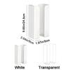 Plastic Wet Wipe Storage Box Self Adhesive Wall Mounted Refrigerator Tissue Box Adjustable Punch Free Tissue Holder Cabinet