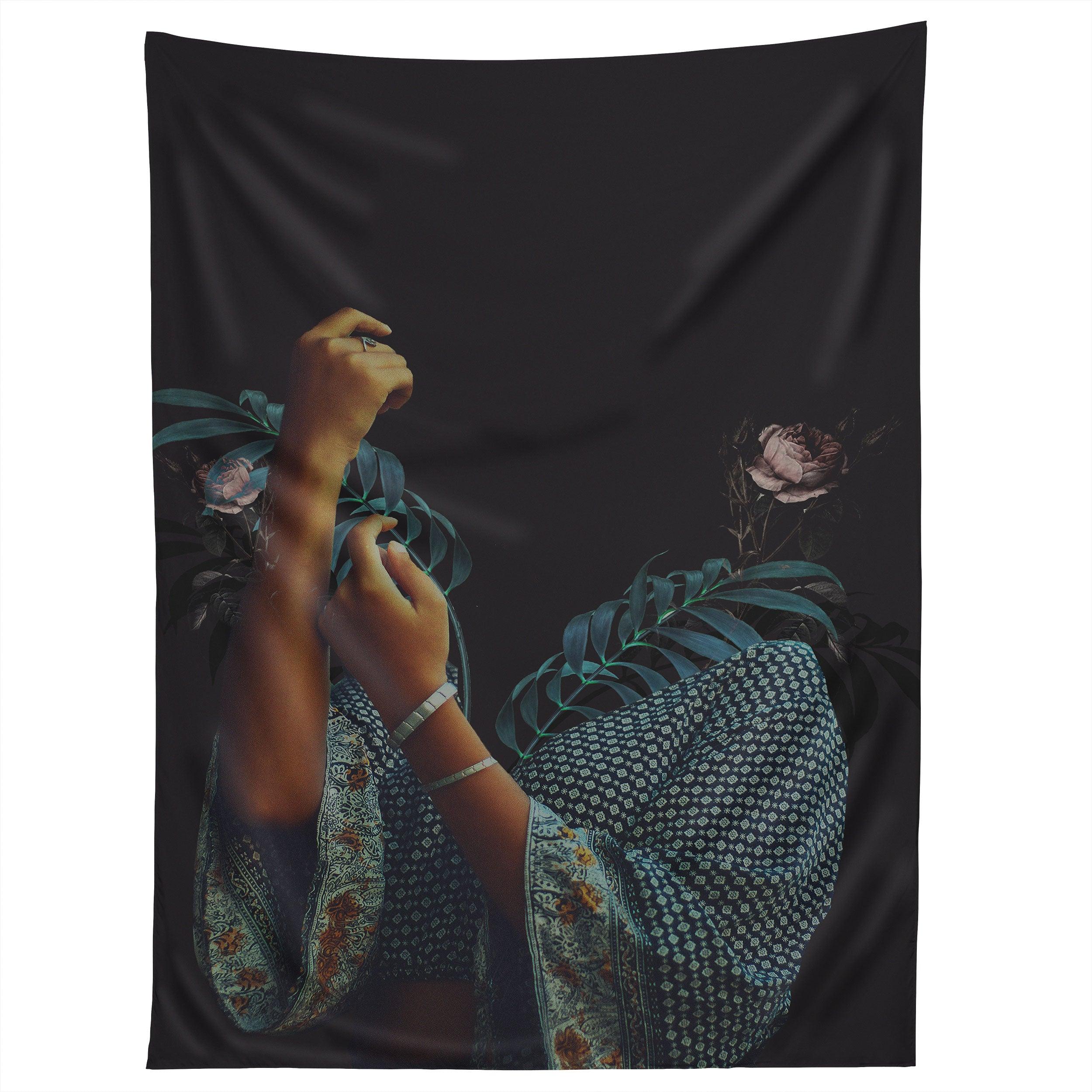 SECONDS BEFORE DAWN tapestry 75x100 чёрный