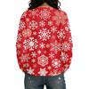 Women's Christmas Printed Long Sleeve Cardigan for Holiday Party