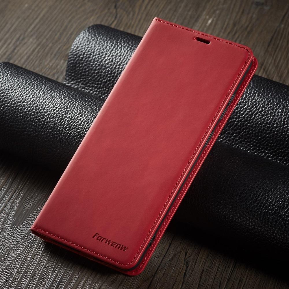 

Кожаный чехол для Samsung Galaxy A72 A52 A42 A32 A22 4G A12 5G A03s A04S A21s Чехол-книжка S21 S20 Ultra FE S10 S9 S8 Plus S7 Edge For A72 (4G 5G) красный