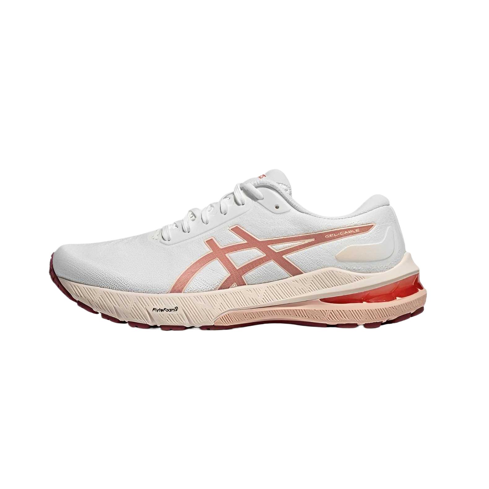 

Asics GEL CABLE Low Top Running Shoes Women s White Red Sneakers 1012B805-750 39